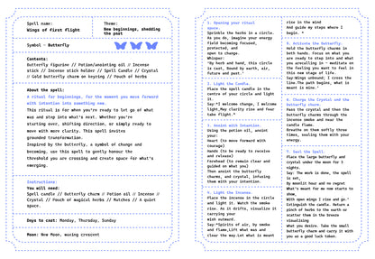 Wings of First Flight - New Beginnings Spell Kit