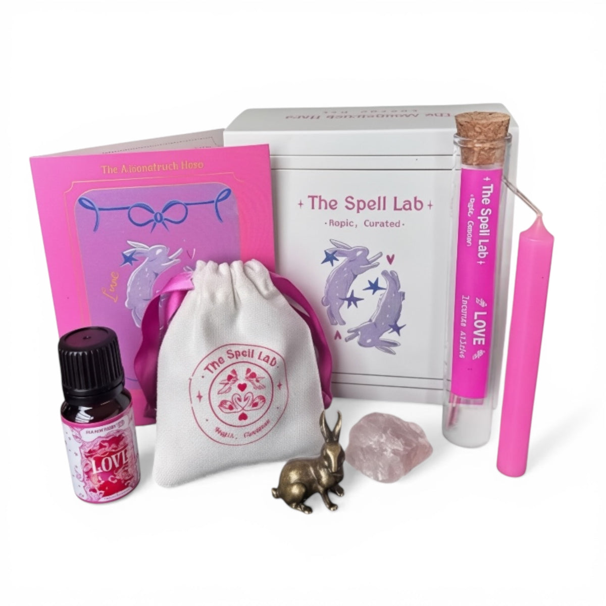 Spell Lab Bit Love Ritual Kit for Love and Heart Opening- The Moonstruck Hare – The ...